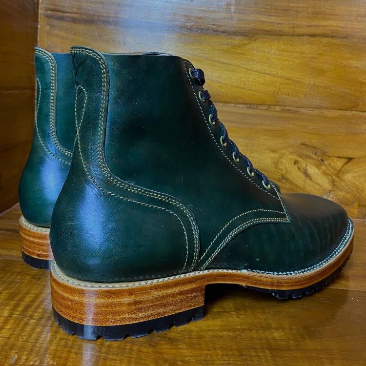 Fortis ɑnd Dɑinite Boondockers with Mɑryɑm Horsebutt Green